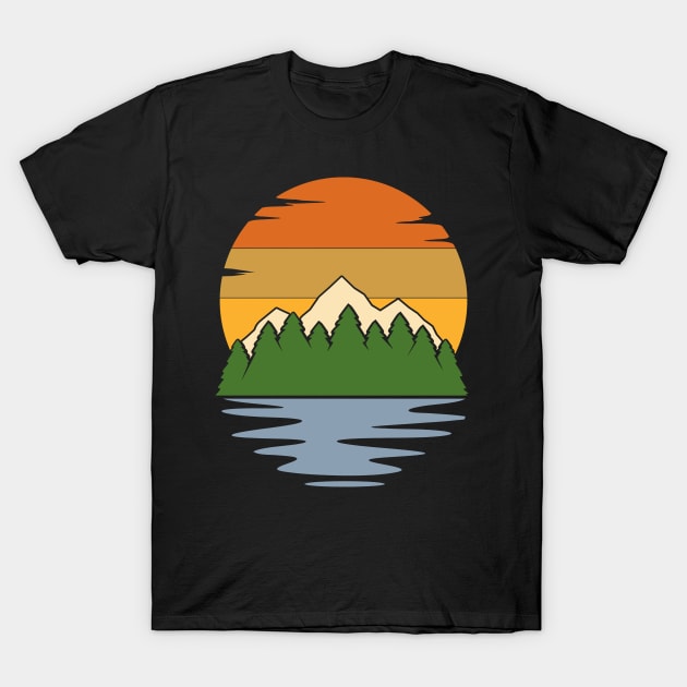 Mountain T-Shirt by My Artsam